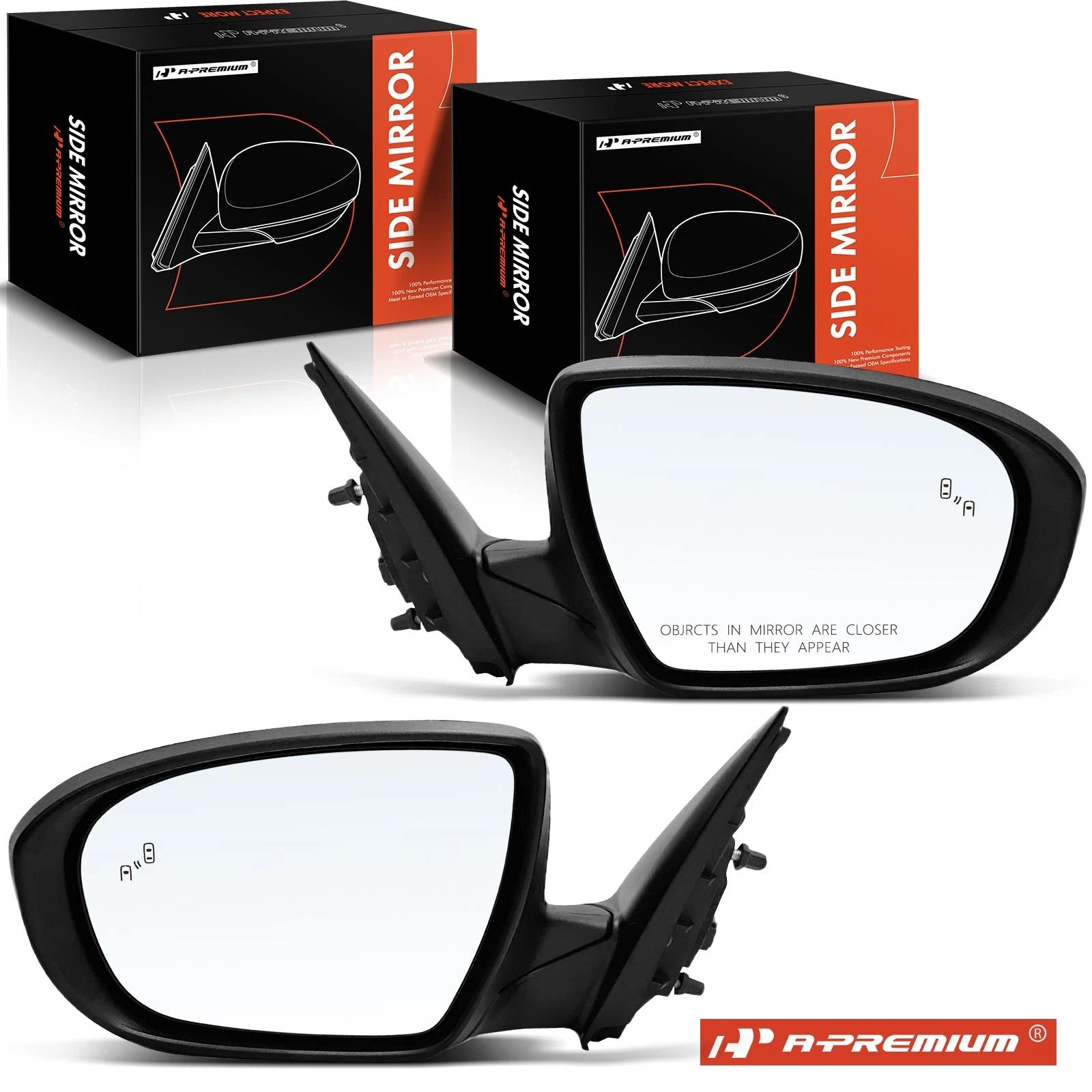 Power Mirror Pair with Blind Spot Signal for Kia Optima (2014–2015)