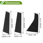 6 Pcs Pillar Window Trim for Chevy Blazer (2019–2022) Black
