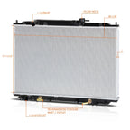 OE Style Aluminum Cooling Radiator for Honda Odyssey (2005–2010) DPI-2806