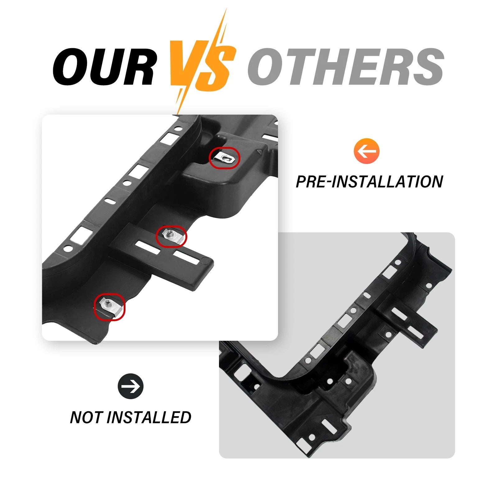 Header Panel for Chevy Silverado 1500/2500/3500HD (2014–2020)