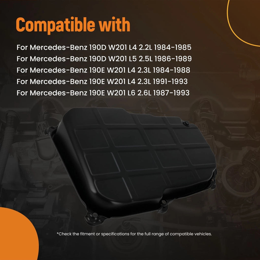 Transmission Oil Pan Kit for Mercedes-Benz 190D 190E (1984–1993) Steel