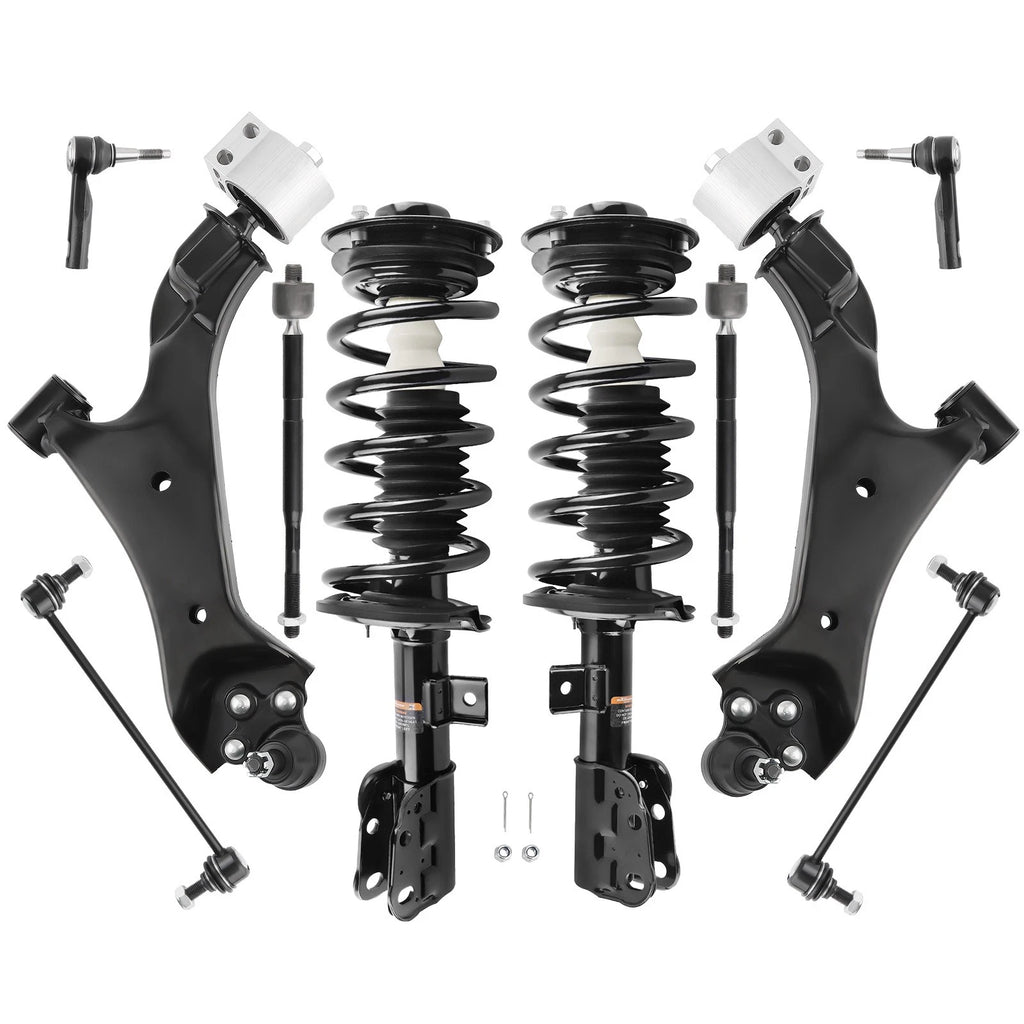 10pc Front Struts Control Arms Suspension for Chevy Equinox GMC Terrain (2010–2017)