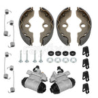 Set of 2 Front Brake Wheel Cylinders w/Shoes for Honda FourTrax 300 TRX300 (1993–2000)