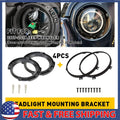 Set of 4 Headlight Mount Bracket Rings for Jeep Wrangler JK (2007–2018)