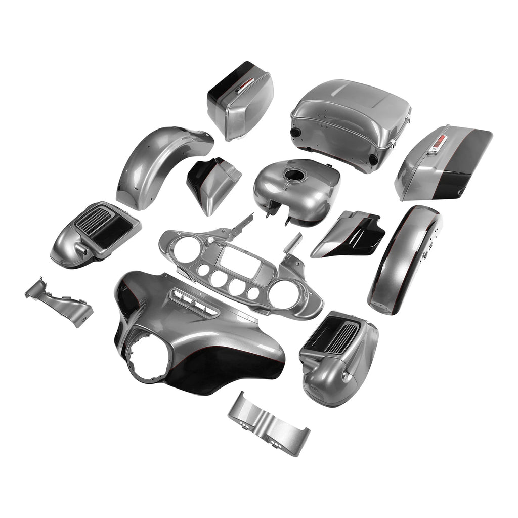 Fairings Bodywork for Harley Electra Glide (2014–2024) Billet Silver / Vivid Black