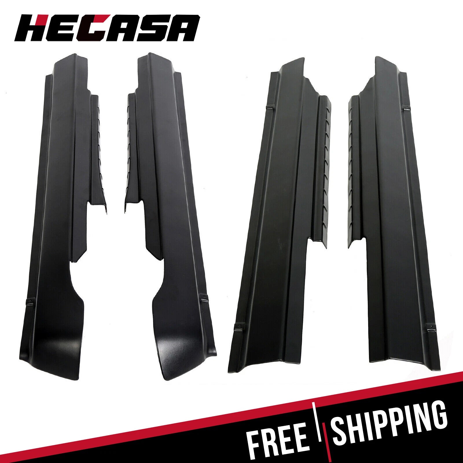 Rocker Panel Protector Guard Cover Trim for Dodge Ram Crew Cab (2009–2018)