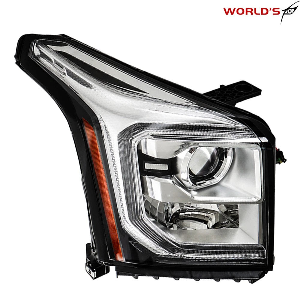 HID LED DRL Projector Headlight Set for GMC Yukon XL (2015–2020)