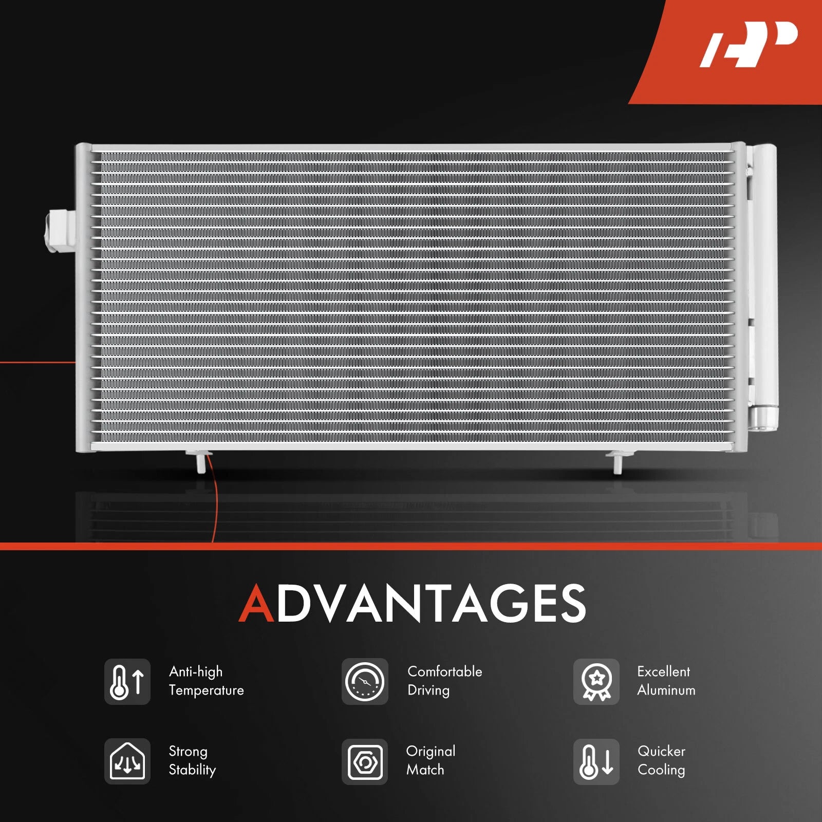 A/C Condenser with Receiver Drier for Subaru Crosstrek (2013-2017)