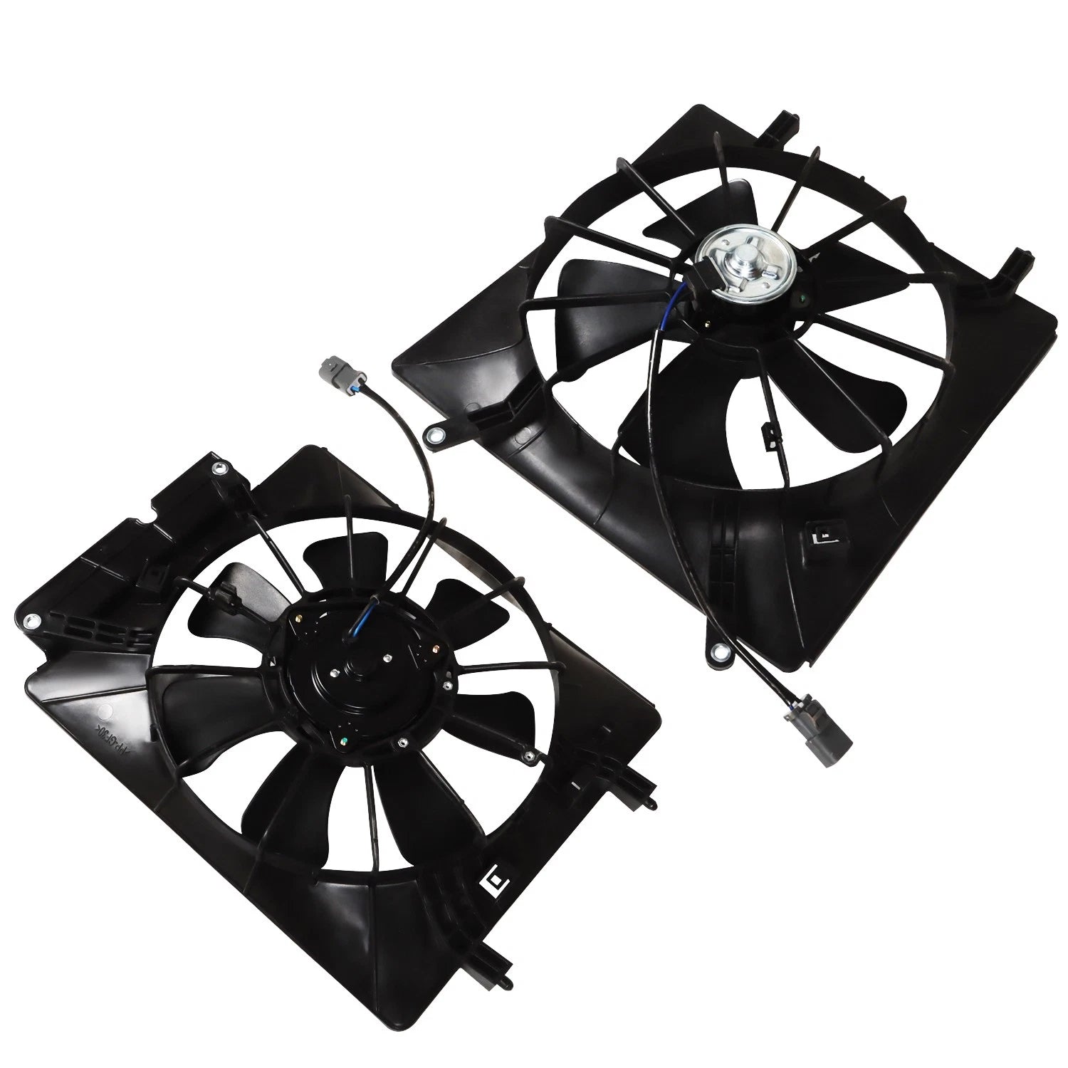Set of 2 AC Condenser Radiator Cooling Fans for Honda CR-V Element (2002–2006)