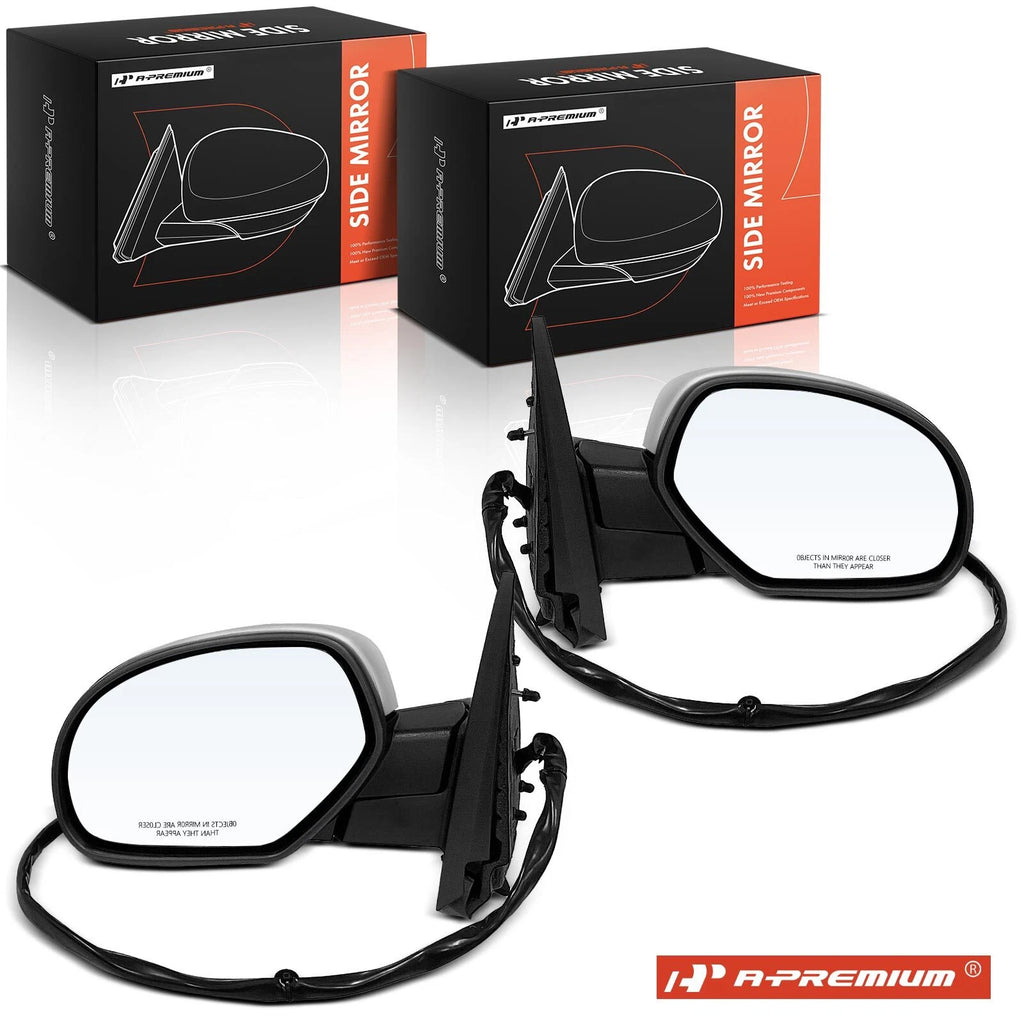 Power Mirror Pair with Power Fold Signal for Chevy Silverado GMC Sierra 