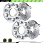 4X 1" Hub Centric Wheel Spacers 5x4.5 12x1.5 for Hyundai Elantra Jeep Compass (2007–2023)