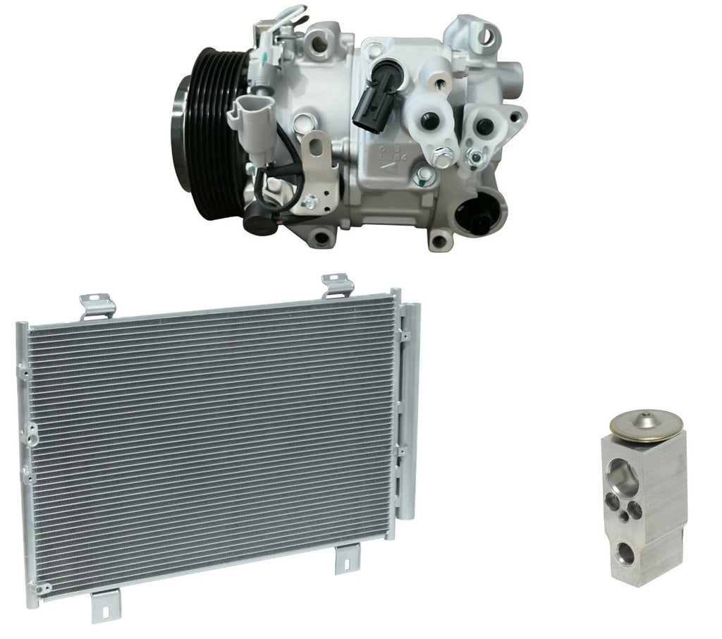 AC Compressor Kit With Condenser for Toyota Highlander 3.5L (2011–2013)