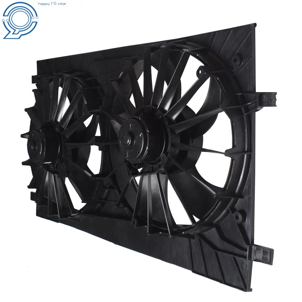 Dual Radiator & Condenser Fan Assembly for Jeep Compass (2007–2017)
