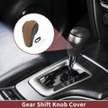 1Pc Gear Shift Knob Cover for Ford Edge (2011–2014) Brown Faux Leather