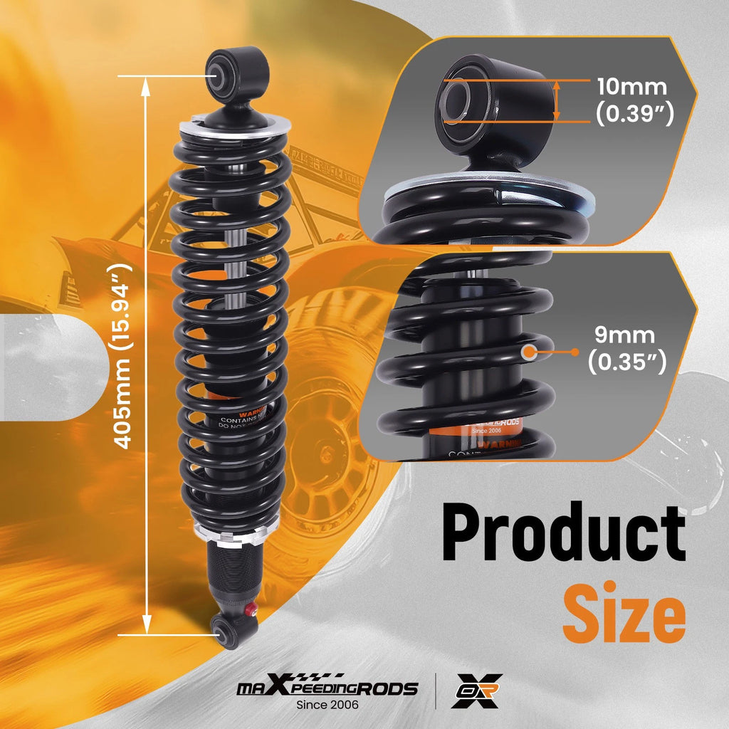 2X Front Gas Shock Strut Absorbers for Yamaha Rhino 660 (2004–2007)
