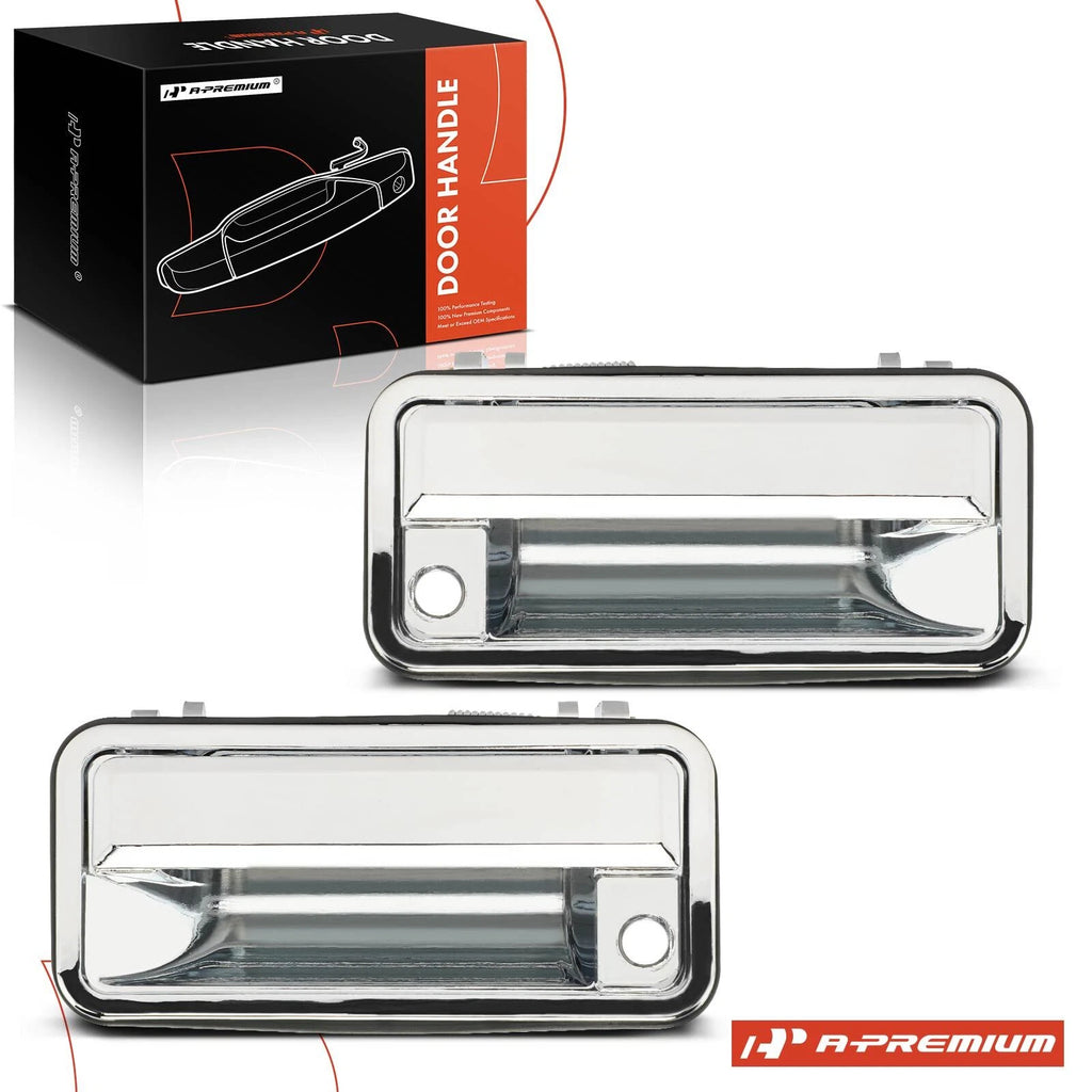 2X Front Chrome Exterior Door Handle for Chevrolet Tahoe (1995–2000)