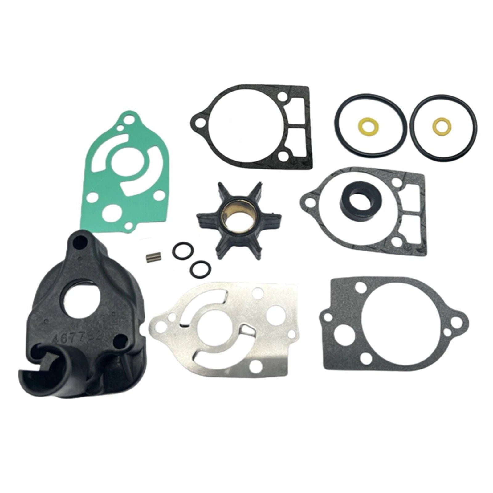 Water Pump Impeller Kit 46-60366A1 for Mercury 30-70 HP Outboards (1990–2023)