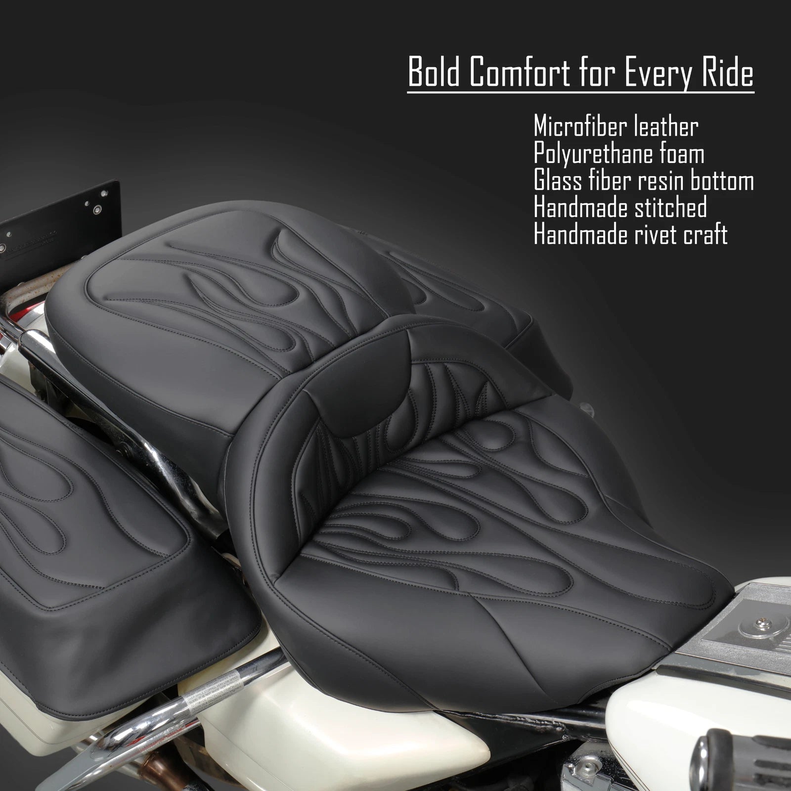 One Piece Vinyl Seat for Harley Touring FLHT/FLTR (1997–2007)