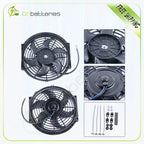 2X 10" Radiator Condenser Cooling Fan for GMC Canyon Envoy XUV (2004–2009)