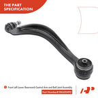 6X Control Arm with Ball Joint Tie Rod End for Ford Fusion (2013–2020)