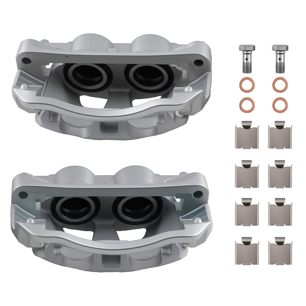 Set of 2 Front Disc Brake Calipers for Ford E-350/450 Super Duty (2008–2019)