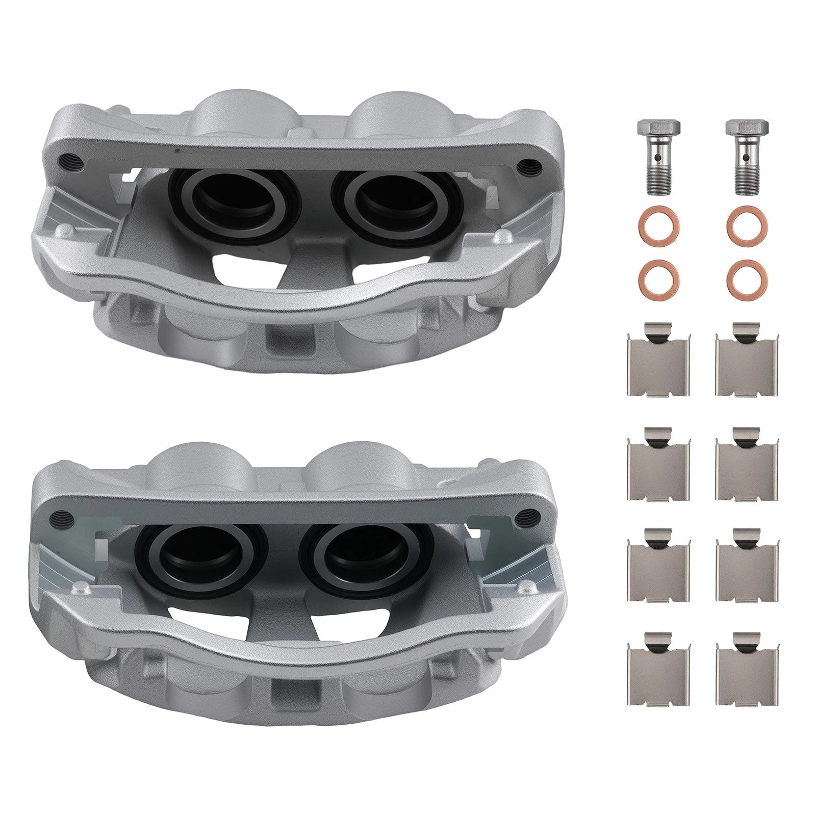 Set of 2 Front Disc Brake Calipers for Ford E-350/450 Super Duty (2008–2019)