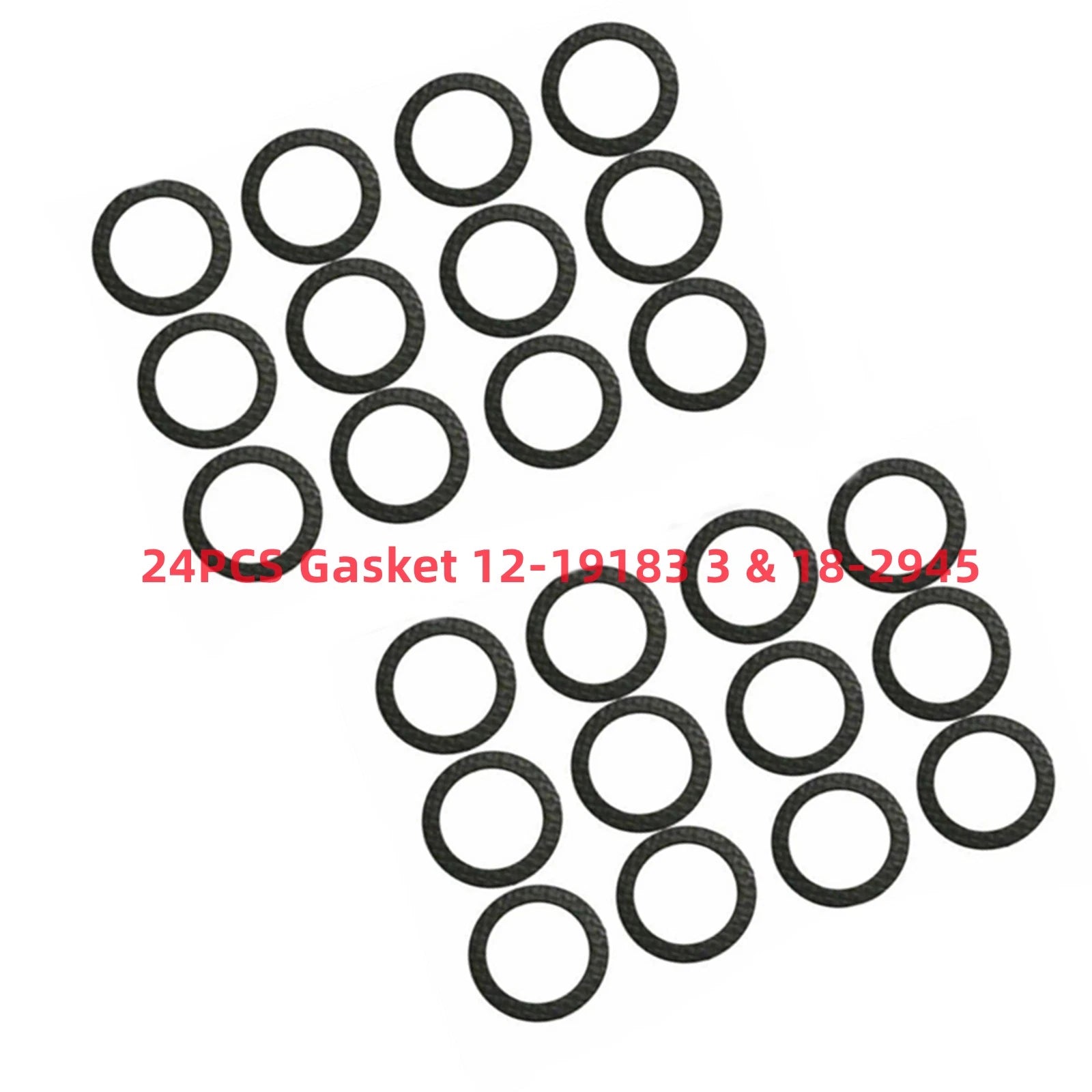 24 Pack Drain Plug Screw Seal Gasket Kit for Mercruiser (12-19183, 12-19183Q02)