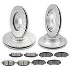 Set of 4 Ceramic Brake Pads and Rotors for Nissan Maxima (2009–2017)