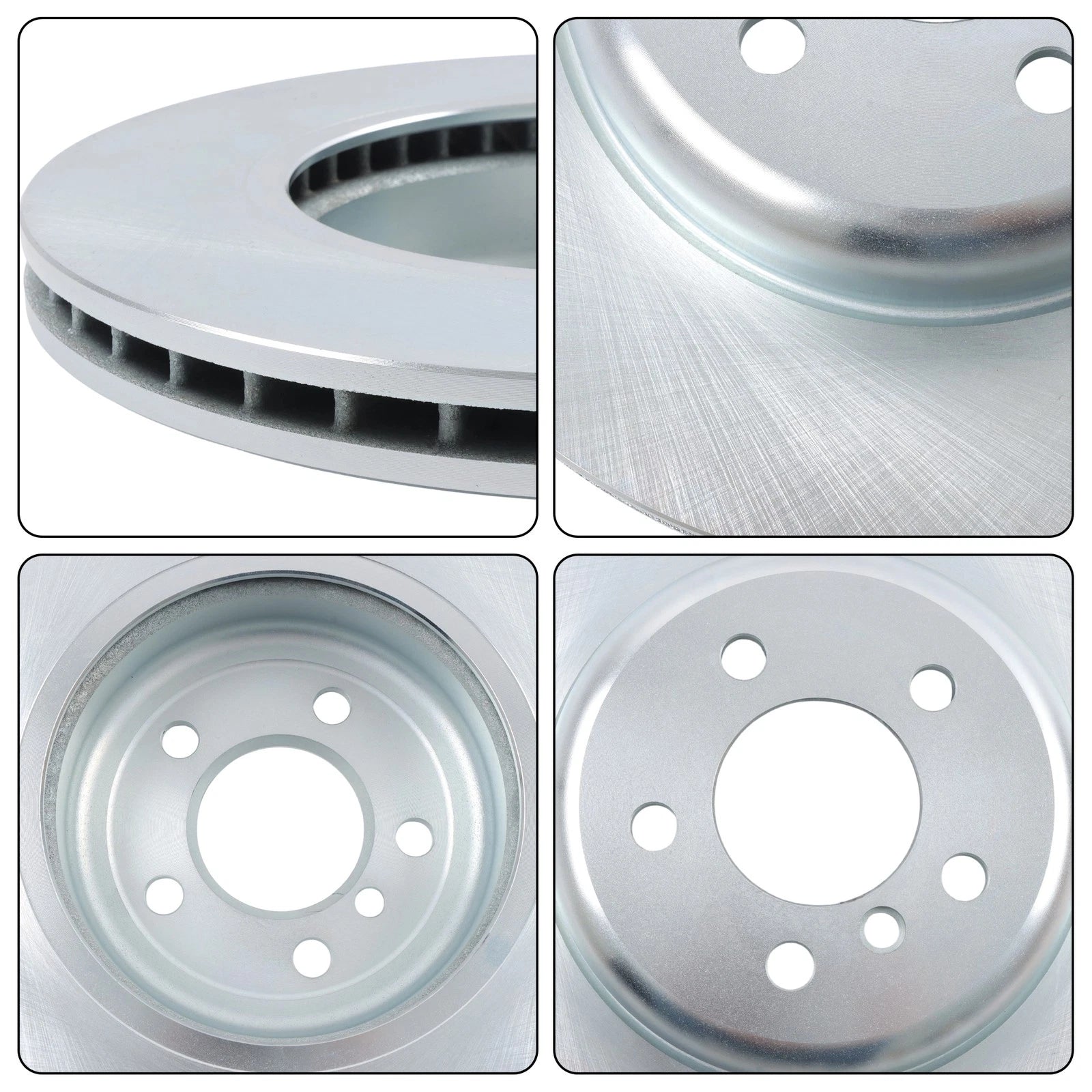 Front Disc Rotor & Ceramic Brake Pads for BMW 535i (2011–2016) D1505