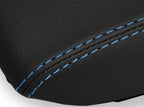 Leather Synthetic Console Armrest Cover for Chevrolet Cruze (2016–2018) Blue Stitch