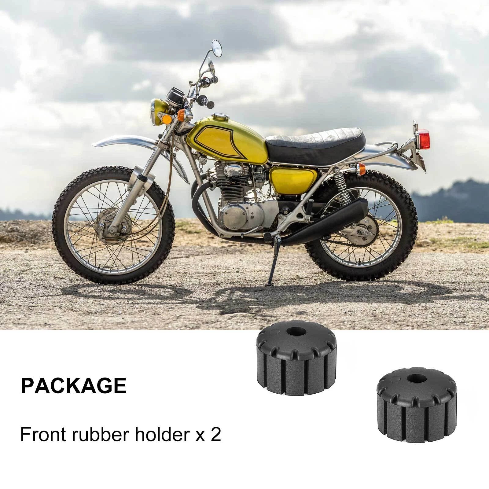 Front Fuel Tank Rubber for Honda Shadow VT500 VT600 VT750 VT1300 GL500 FT500 (1983–2012)
