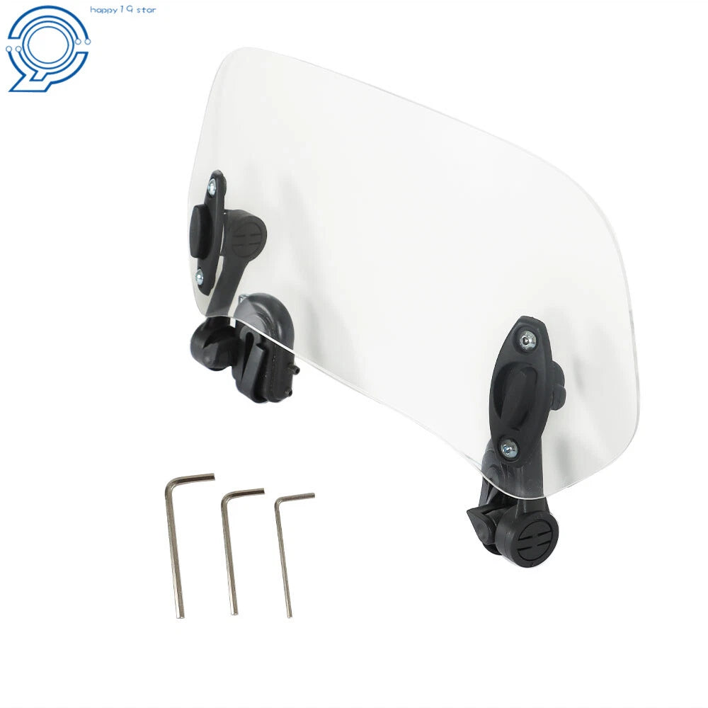Adjustable Clip-on Windscreen Extender for Motorcycle (Universal)