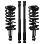 Set of 4 Complete Struts with Springs & Rear Shocks for Nissan Titan 4WD (2004–2015)