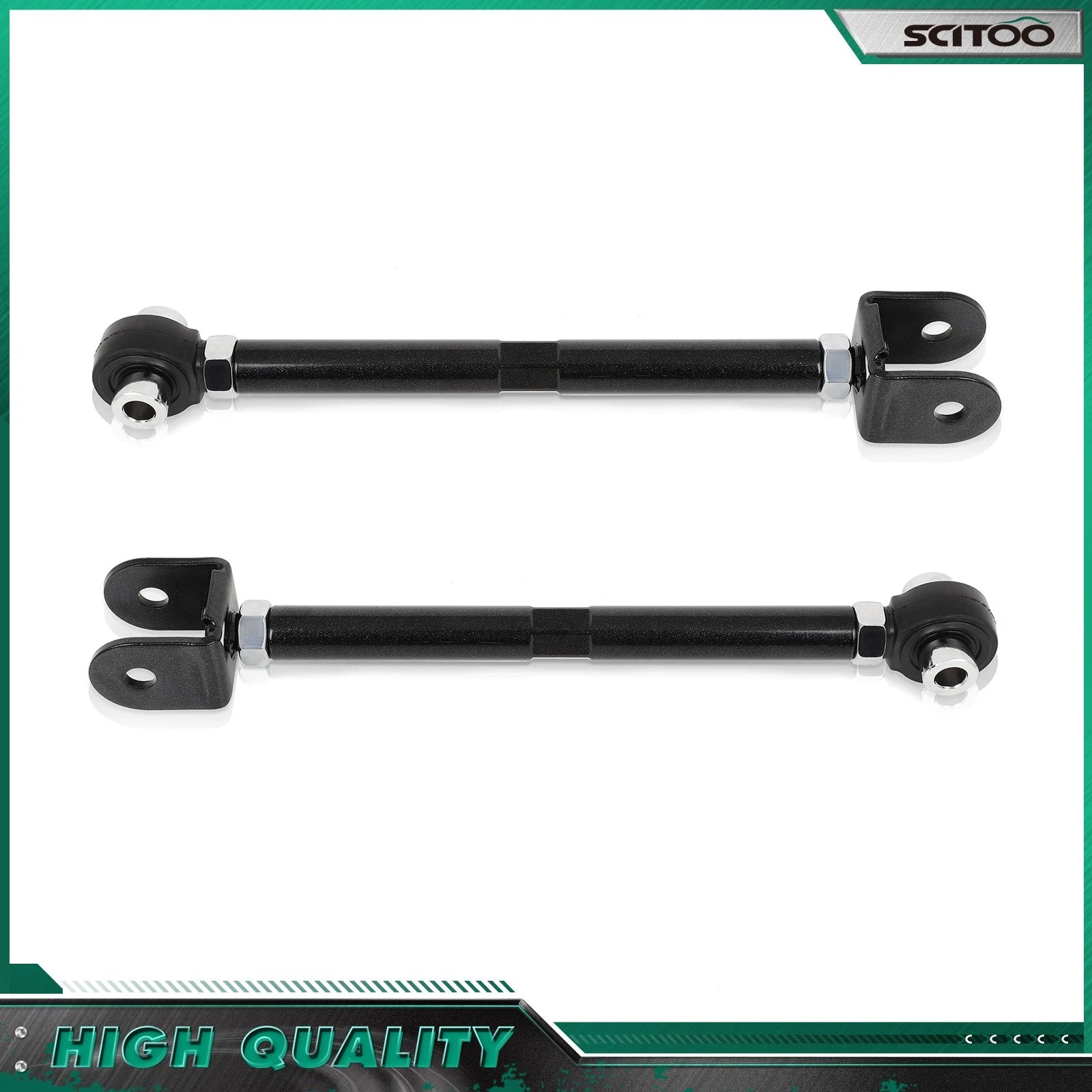 Rear Adjustable Toe Arm for Nissan 240SX S13/S14 (1989–1998) - Black