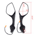 Rear View Mirrors with Turn Signals for Kawasaki Ninja ZX10R (2011–2015) / H2 (2014–2015)