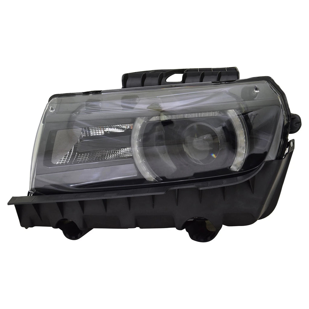 Replacement Driver Side HID Headlight Assembly w/o Logo for 2014-15 Chevy Camaro