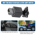 Stop Lamp Switch for Hyundai Elantra 2014-2020 - Plastic Metal Black White Gray