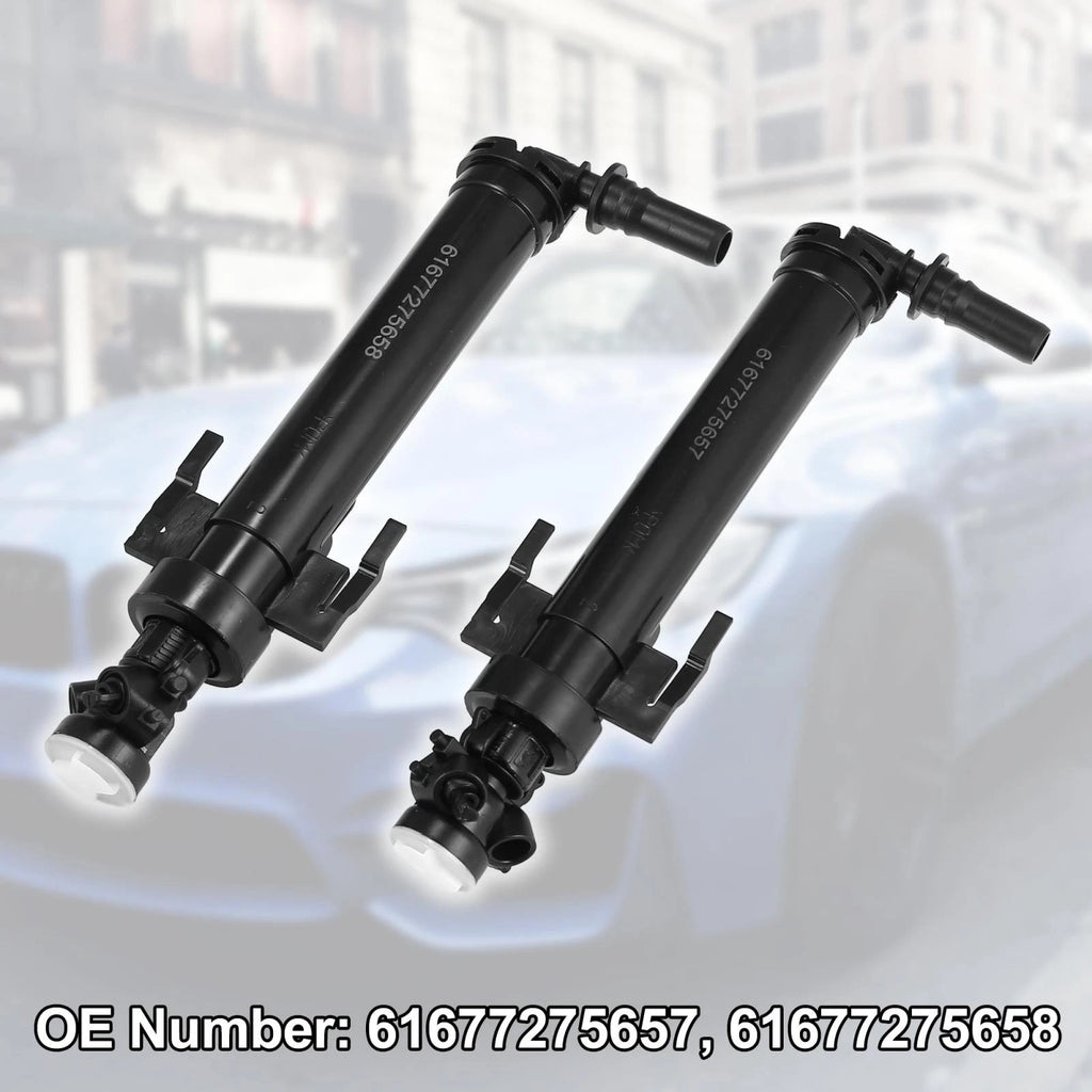 2X Headlight Washer Nozzle 61677275657 61677275658 for BMW 435i 428i (2014–2015)