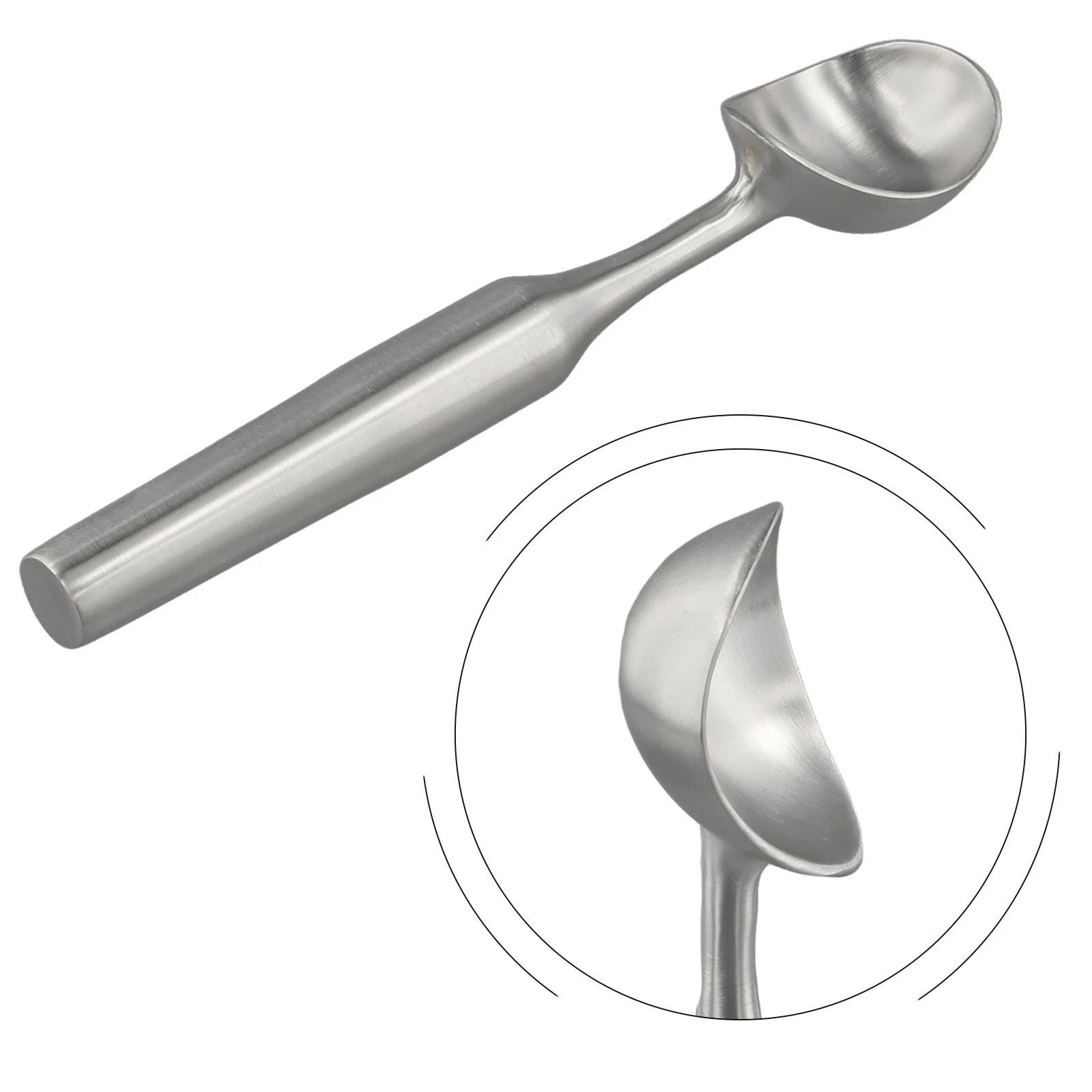 9 Inch Stainless Steel Scoop for Ice Cream, Sorbet, Cookie Dough