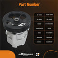 Aluminum Power Steering Pump w/ Pulley for Subaru Forester (2003–2007) 3430-5A010