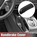 Faux Leather Handbrake Cover Trim for Ford Mustang (2015–2021) Black