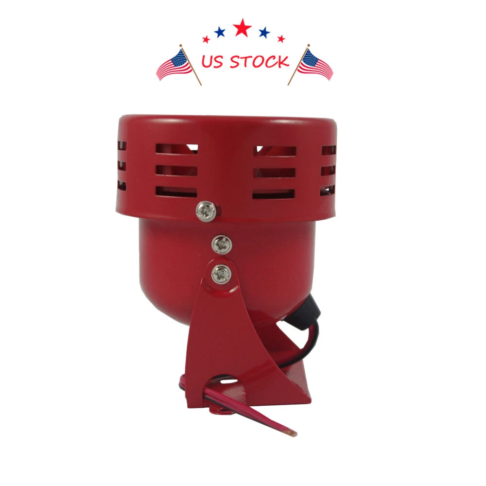 Red Civil Air Raid Alarm Horn for Motor Driven Fire (12V)