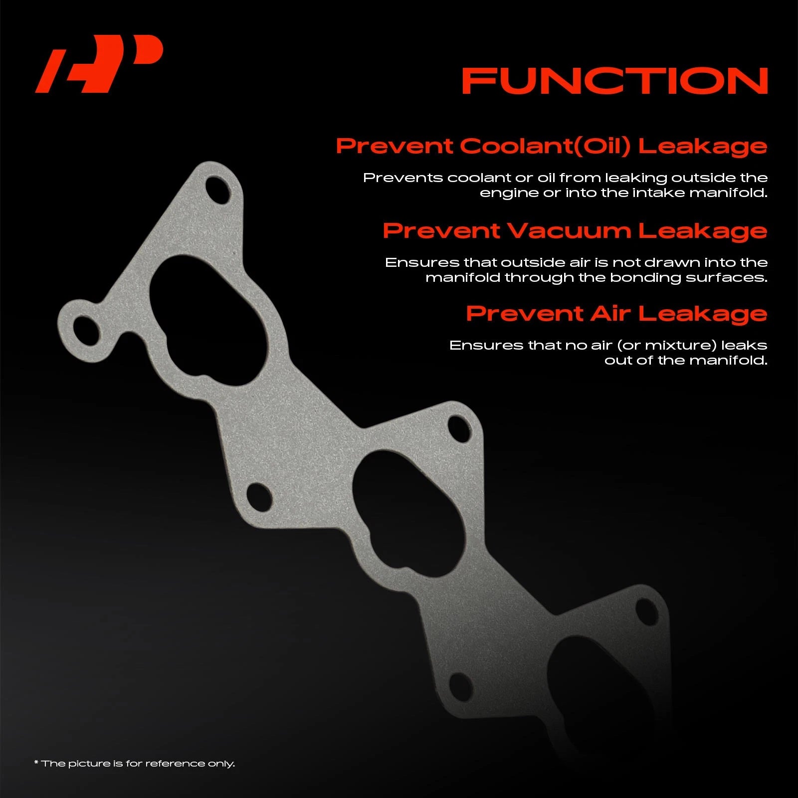 Lower Engine Intake Manifold Gasket for Hyundai Accent, Kia Rio
