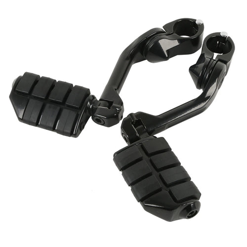 1 1/4" Highway Bar Engine Guard Footpeg Pegs for Harley Touring