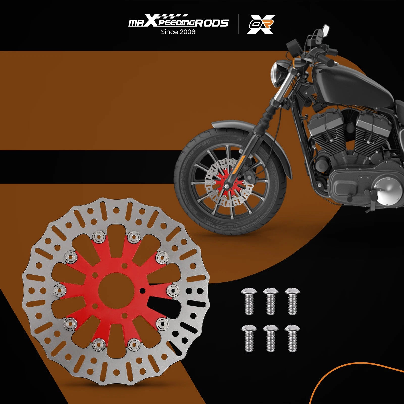 Floating Front Brake Rotors for Harley-Davidson Trike (2009-2019)