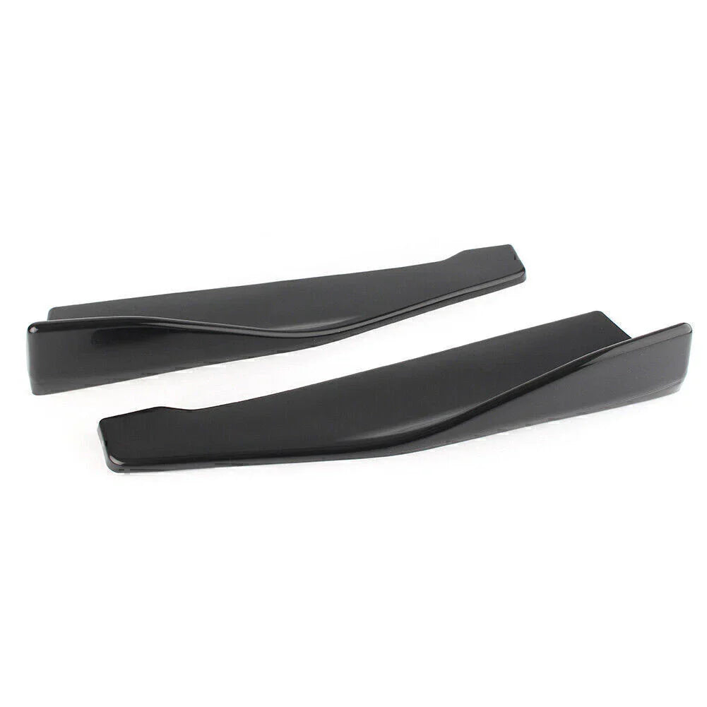 35cm ABS Bumper Spoiler Under Skirt Rocker Wings for Car SUV AUTO