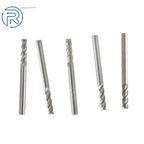 Set of 5 Carbide End Mills 1/8" Shank 1/2" Length Cut