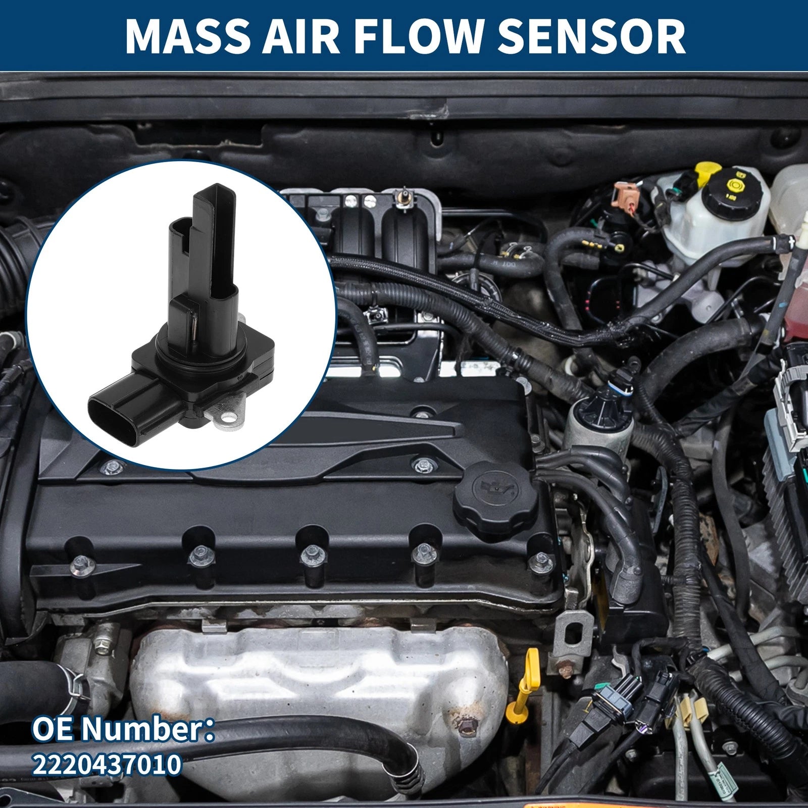 Mass Air Flow Sensor Meter No. 2220437010 for Toyota Rav4 (2006–2012)