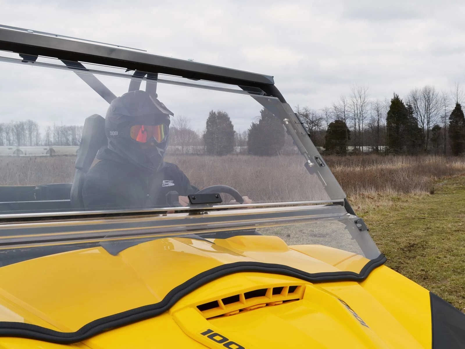 Scratch Resistant Flip Windshield for Can-Am Commander 800/1000/Max (2011–2023)