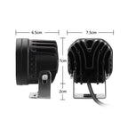 2X Yellow 3-Inch LED Cube Pods Work Light for SUV